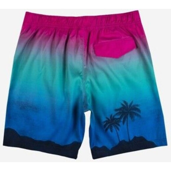 NEW Mens Corona Beer Tropical Swim Trunks Swimsuit Lined Board Shorts Ombre MED - Picture 2 of 9